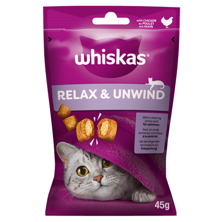 Whiskas Relaks I Odprężenie Przysmak Dla Kota Ciastka Z Kurczakiem 45g